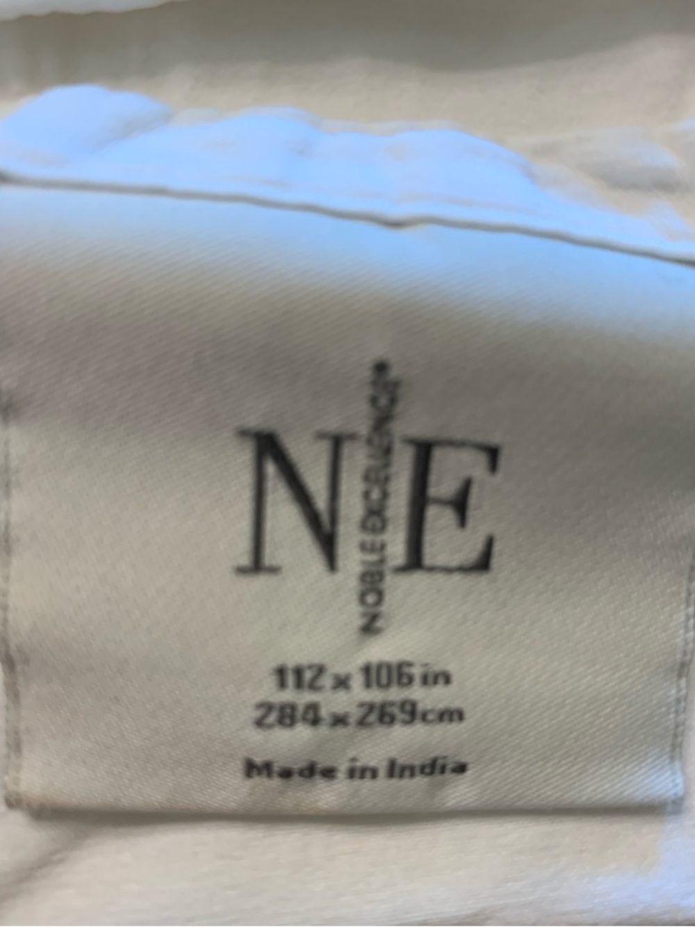 Noble Excellence Cream Sheets - King partial set. 100% Egyptian Cotton